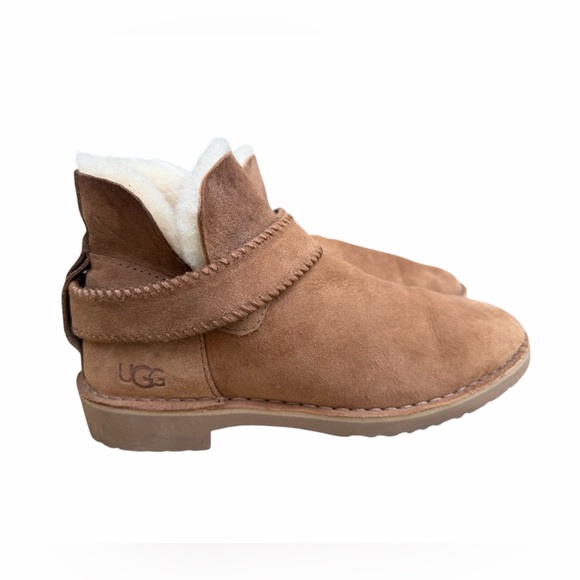 UGG NEW McKay Chestnut Sheepskin Ankle Boots - Picture 7 of 14